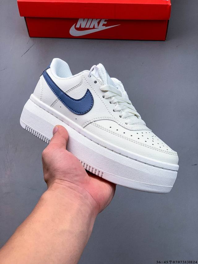 Nike Court Vision Low Thick-soled Heightened All-match Casual Shoes 0707313H24
