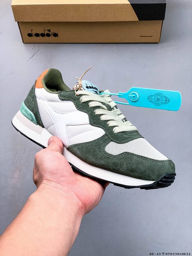 Company level! Diadora Camaro fabric cow suede leather cow leather Pu sports com