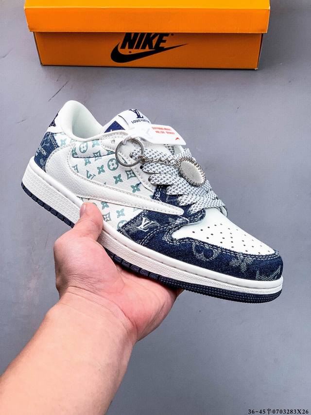 Company-level first layer! Nike Air Jordan 1 Low Aj1 Joe 1 low-top trendy slow