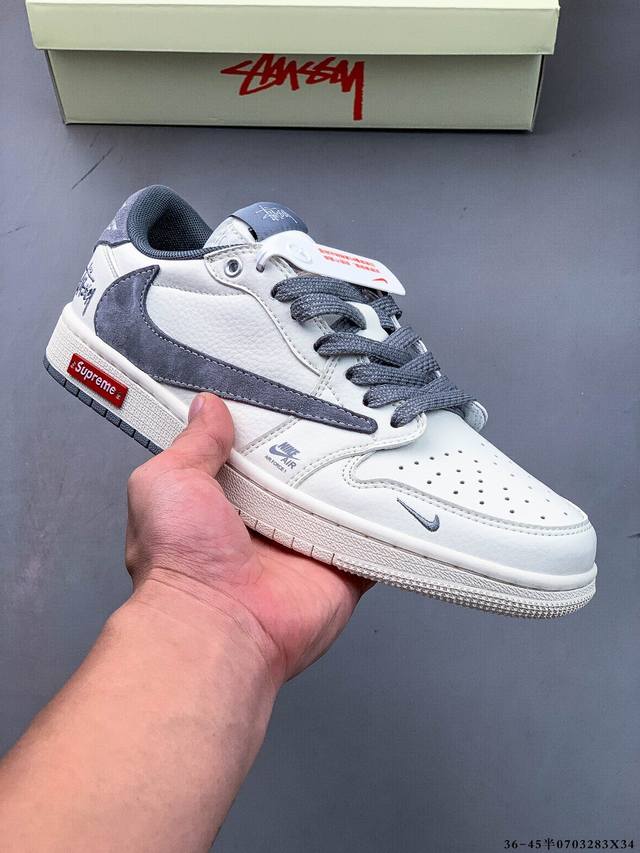 Company-level first layer! Nike Air Jordan 1 Low Aj1 Joe 1 low-top trendy slow