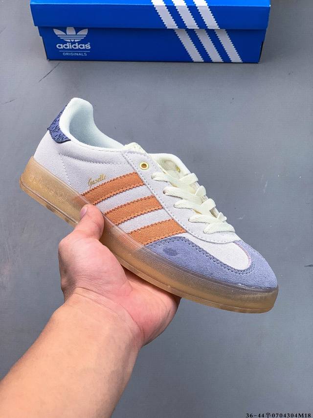 True half size! Adidas Gazelle low-top retro versatile casual sports shoes 0704