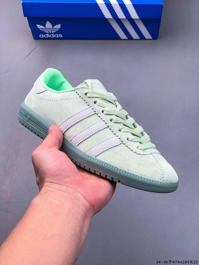 Adidas Bermuda Pig Bak leather retro all-match casual sneakers 0704289X23 DDD