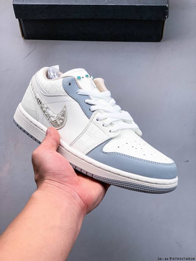 Company-level first-layer! Nike Air Jordan 1 Low Aj1 Jordan 1 low-top trendy sp