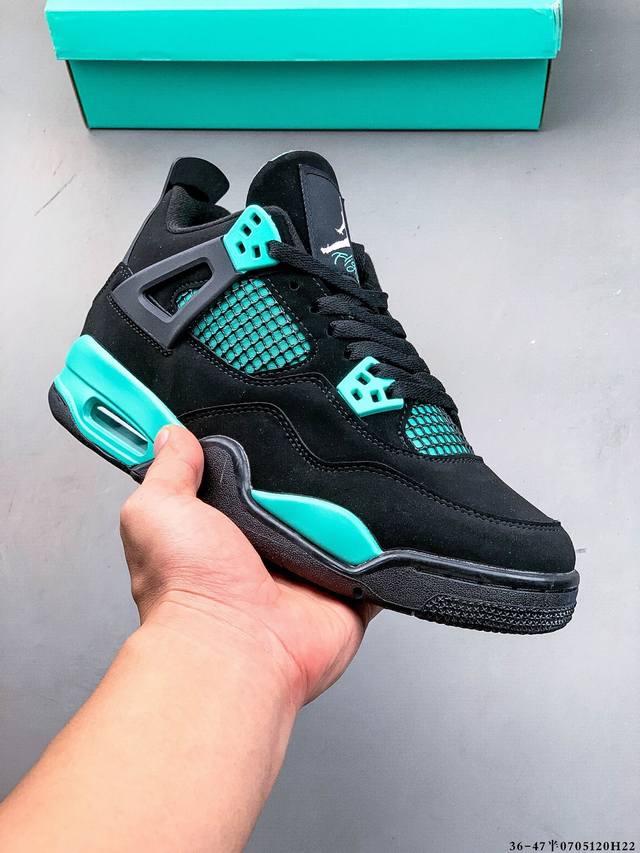 2nd layer real label! Air Jordan 4 Aj4 mid-top retro casual sports culture baske
