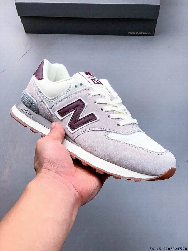 Nb New Balance U574 low-top retro casual sports jogging shoes pure original vers