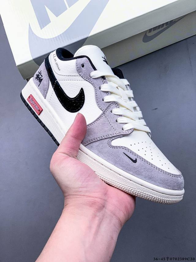 Company-level first layer! Nike Air Jordan 1 Low Aj1 Joe 1 low-top trendy slow