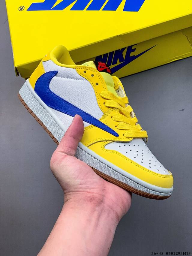 half size! Nike Air Jordan Low 1 Jordan 1 low-top classic casual shoes 0702293H
