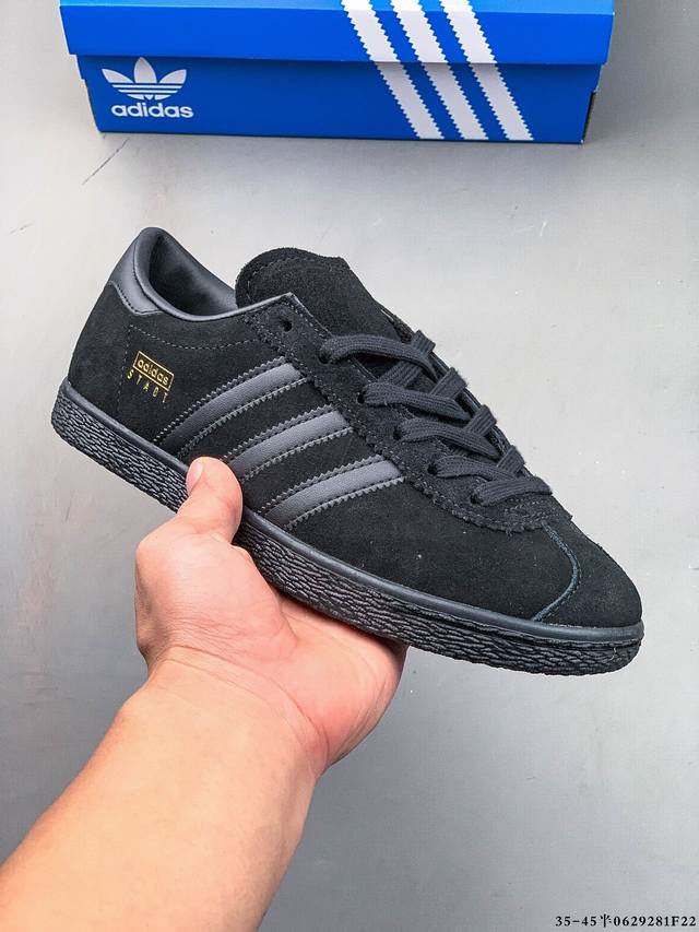 Adidas Stadt classic suede thin-soled sneakers T-toe shoes Leather and suede cl