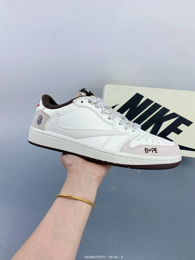 Travis Scott X Fragment Design X Jordan Air Jordan 1 Low Og Sp The multi-party c