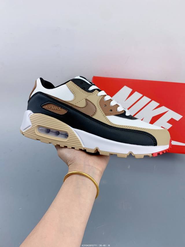 Corporate Nike Air Max 90 Classic Retro Small Air Cushion Shock-Relieving Runni