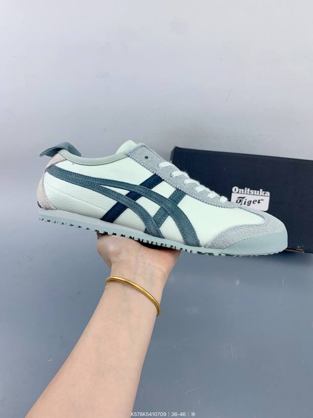 Corporate-level Onitsuka Tiger Mexico 66 Slip-On Low-top Summer Breathable Spor