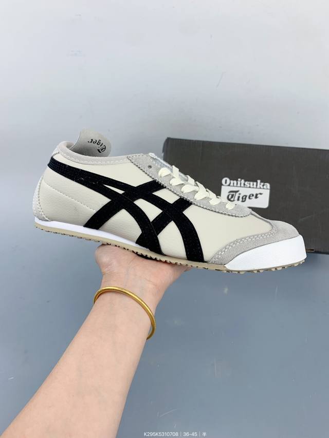 Onitsuk Tiger Mexico 66 Slip-On Onitsuka Tiger low-top retro casual shoes Size: