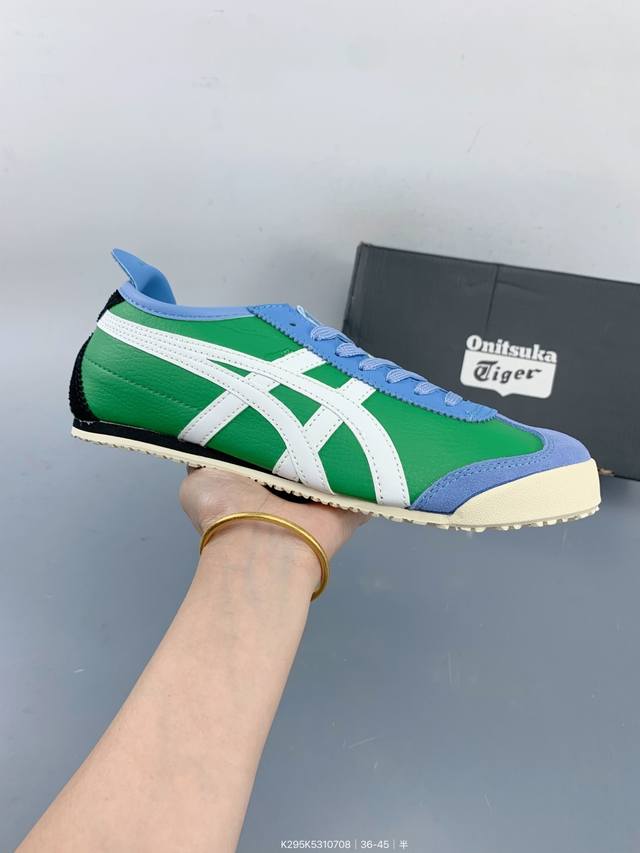 Onitsuk Tiger Mexico 66 Slip-On Onitsuka Tiger low-top retro casual shoes Size: