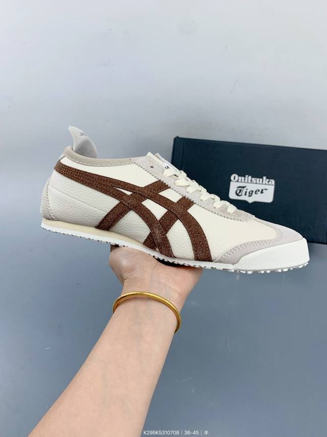 Onitsuk Tiger Mexico 66 Slip-On Onitsuka Tiger low-top retro casual shoes Size: