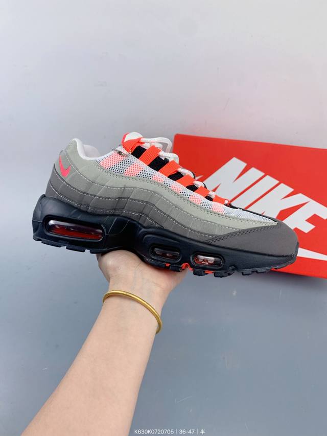 Nike Air Max 95 Blue Spark Trendy, comfortable, non-slip, wear-resistant low-top