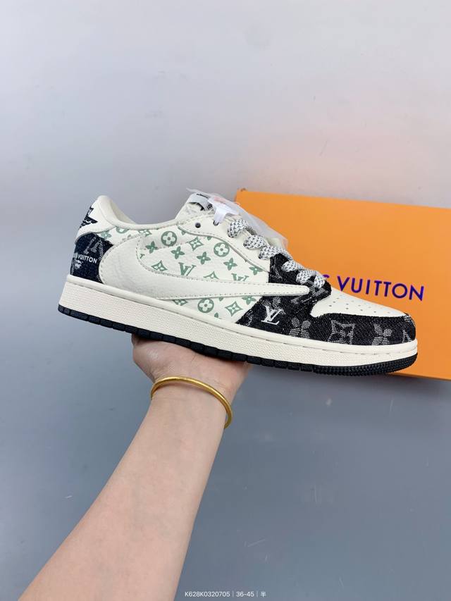 Travis Scott X Fragment Design X Jordan Air Jordan 1 Low Og Sp Lv Joint "Black D