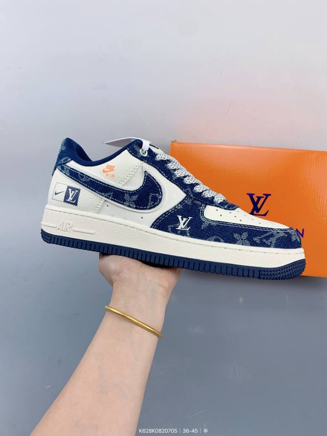 Corporate Nike Air Force 1 '07 Low "Lv joint front palm blue denim" Air Force O