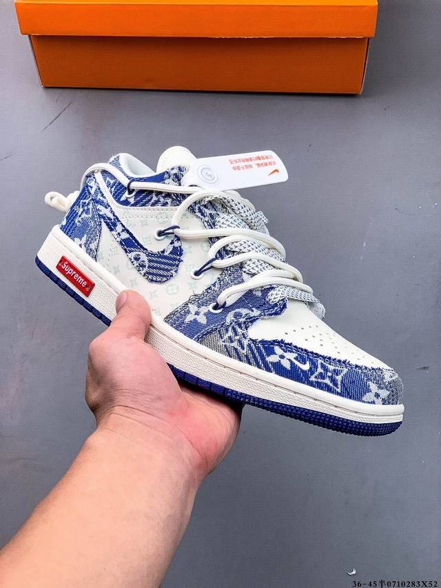 Company-level first layer! Nike Air Jordan 1 Low Aj1 Joe 1 low-top trendy slow