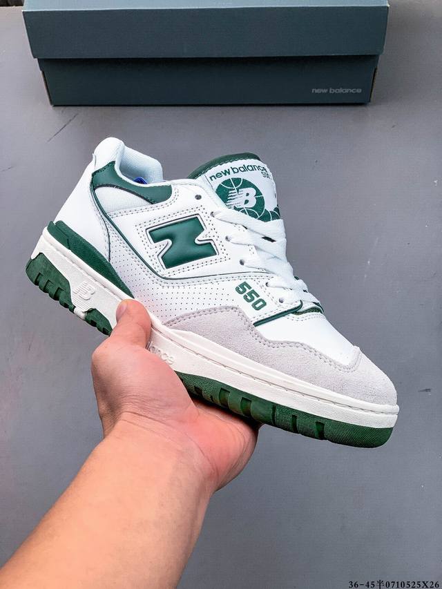 Nb New Balance Bb550 series classic retro low-top casual sports shoes, made of m