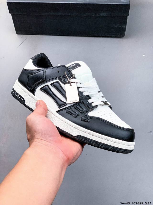 Amiri 21Ss Skel-Top bone classic versatile casual shoes full set of packaging re