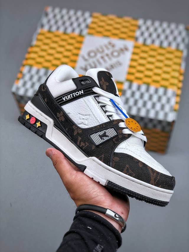 Louis Vuitton Trainer Sneaker Low Lv Louis Vuitton low-top shoes are correct and