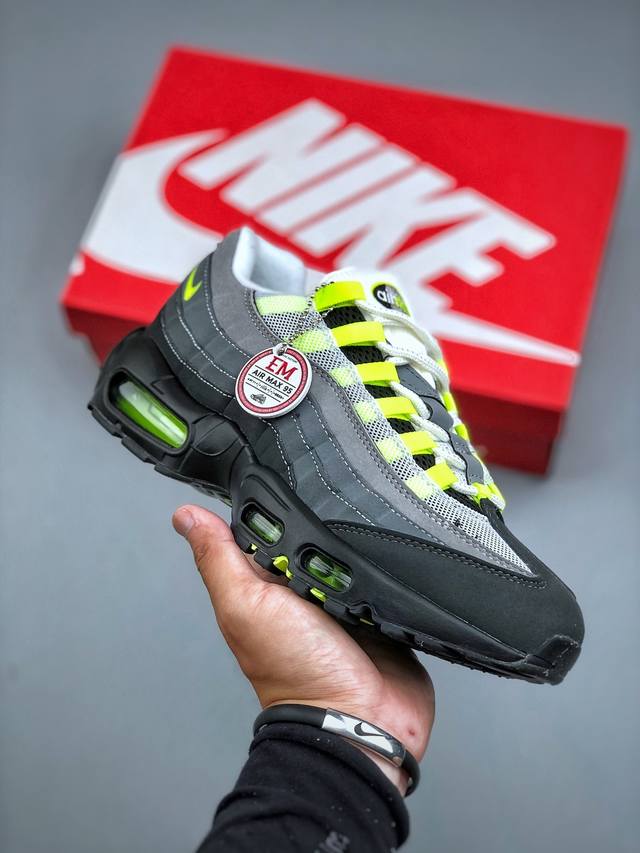 Pure original Nk Air Max 95 joint retro comfortable air cushion sports shoes 30