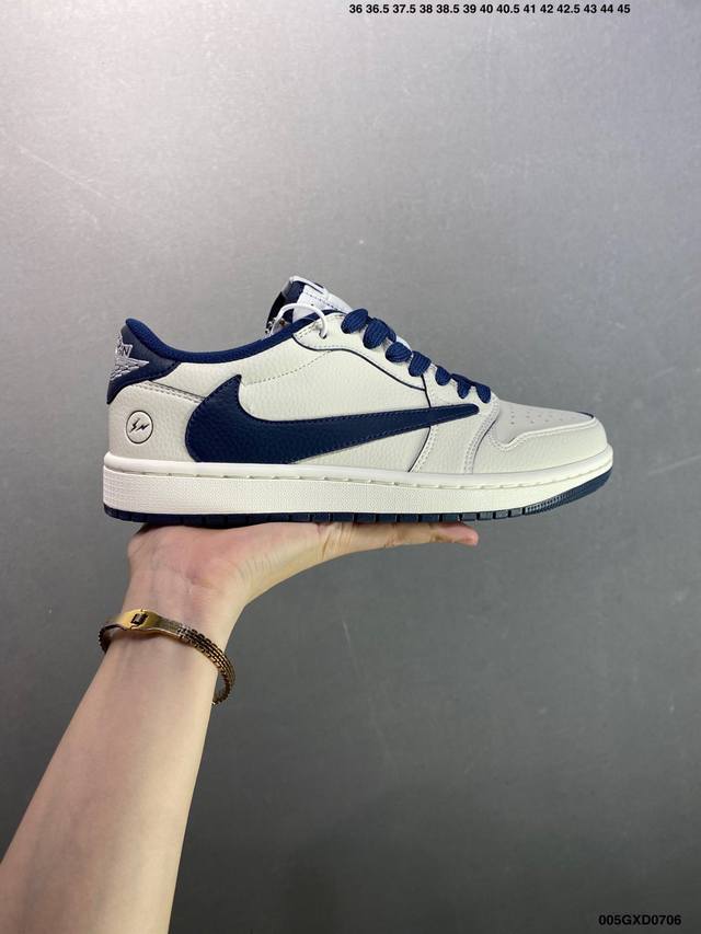 Company-level Fragment Design X Jordan 1 Low This model advocates breaking the