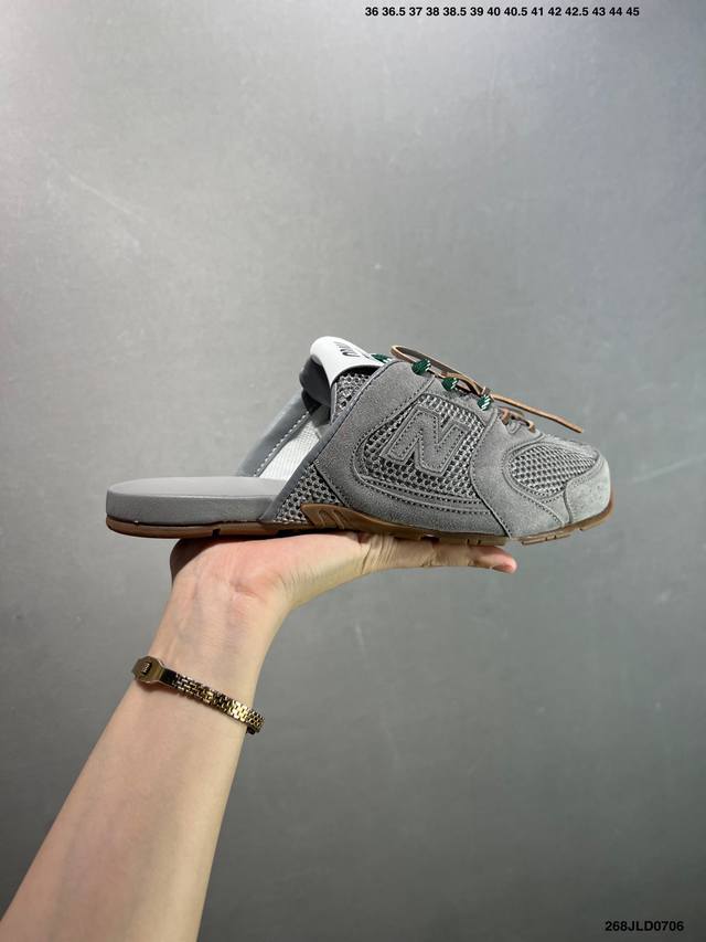 Corporate-level Miu Miu X New Balance co-branded half-slippers New Balance 530