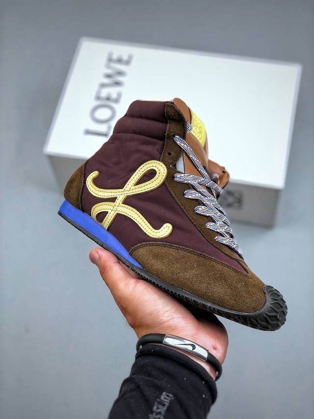 Loewe Ballet Runner series Loewe high-top Forrest Gump retro style Dexter thin s