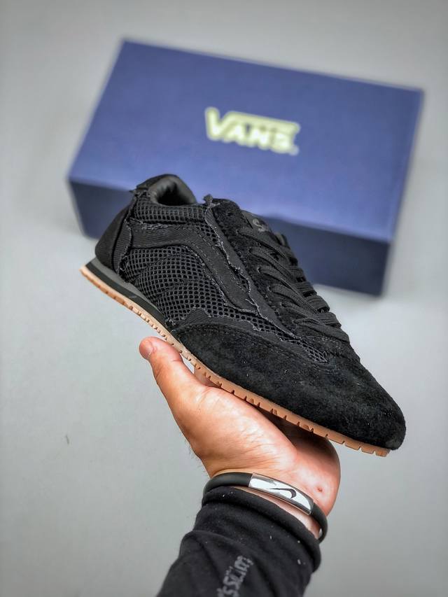 Vans Super Lowpro Frayed Tdc Official new retro thin-soled German training shoes
