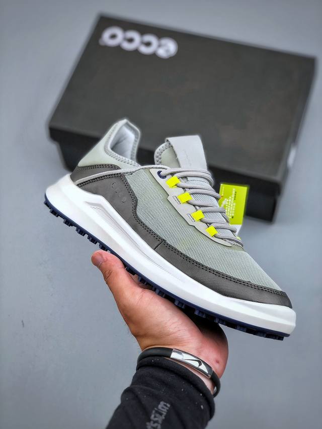L Ecco official Jianbu series mesh sand and top layer leather casual shoes Compa