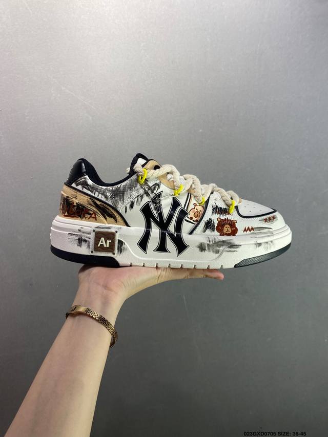 Company-level Mlb Chunky Liner Pu 'Diy Customization' Simple and fashionable ve