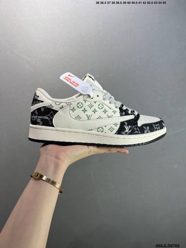 Corporate-level Nike Air Jordan 1 Low custom color Custom Aj joint-high-end cus