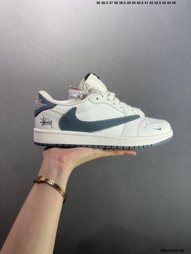 Corporate-level Nike Air Jordan 1 Low custom color Custom Aj joint-high-end cus