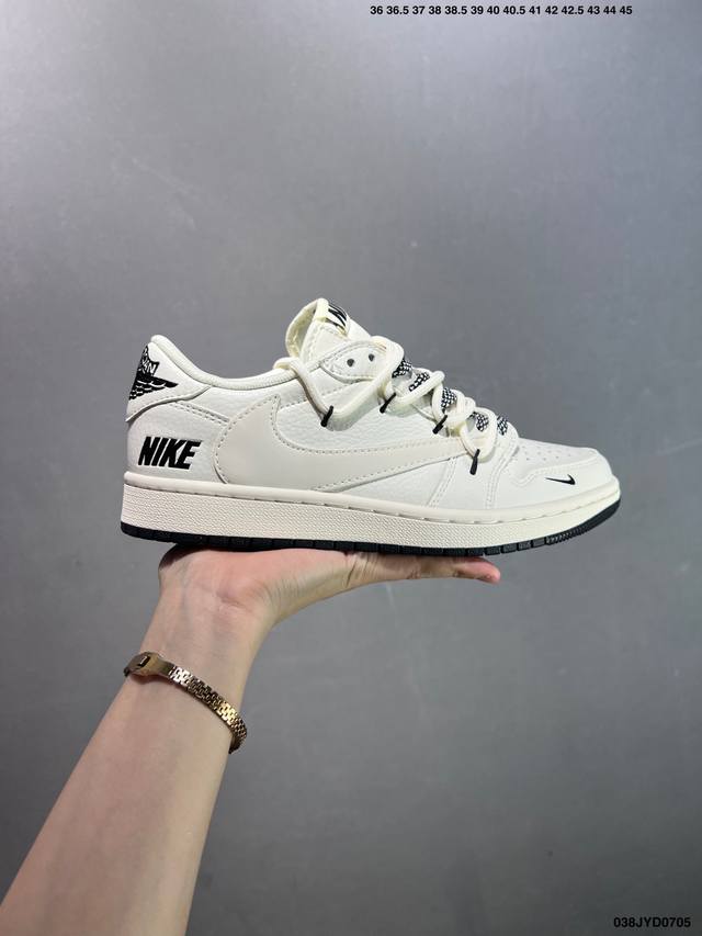 Company-level Air Jordan Aj1 Low series custom color matching Wg8850-012 Origin