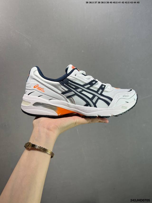 Asics couple casual shoes Gel-1090 men and women dad shoes sports shoes breathab