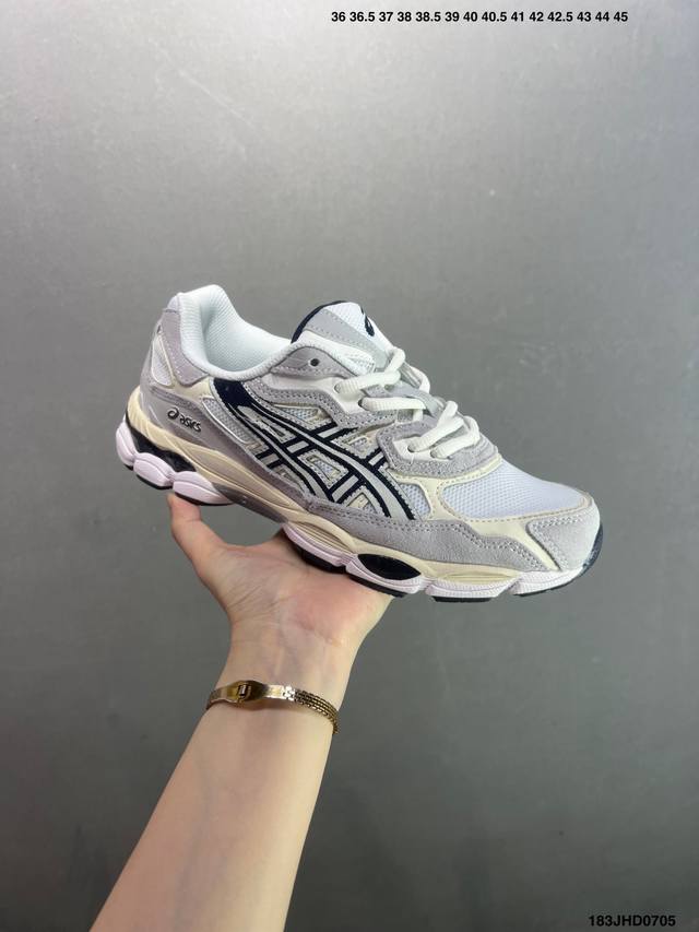 Corporate-level Asics Gel-Nyc Breathable mesh upper with some synthetic leather