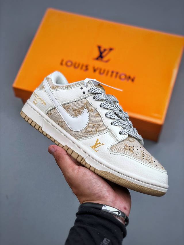 P version of overseas hit limited sale! Nike Air Dunk Low 1 "Lv joint denim brow