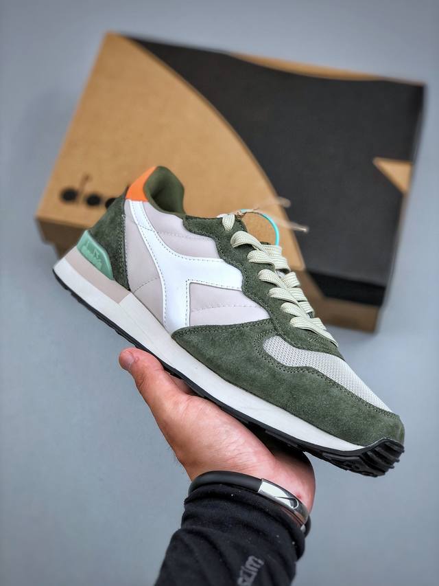 Diadora Camaro fabric cow suede leather cow leather Pu sports comfortable shock