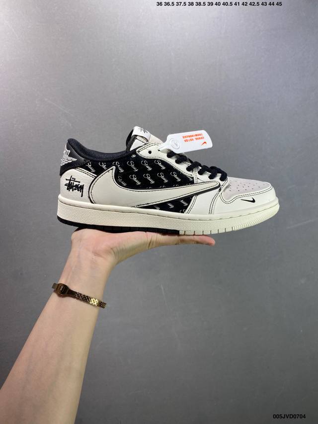 Corporate-level Nike Air Jordan 1 Low custom color Custom Aj joint-high-end cus