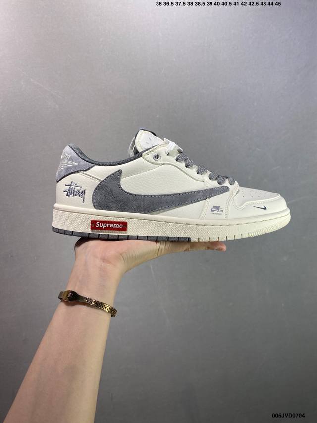 Corporate-level Nike Air Jordan 1 Low custom color Custom Aj joint-high-end cus