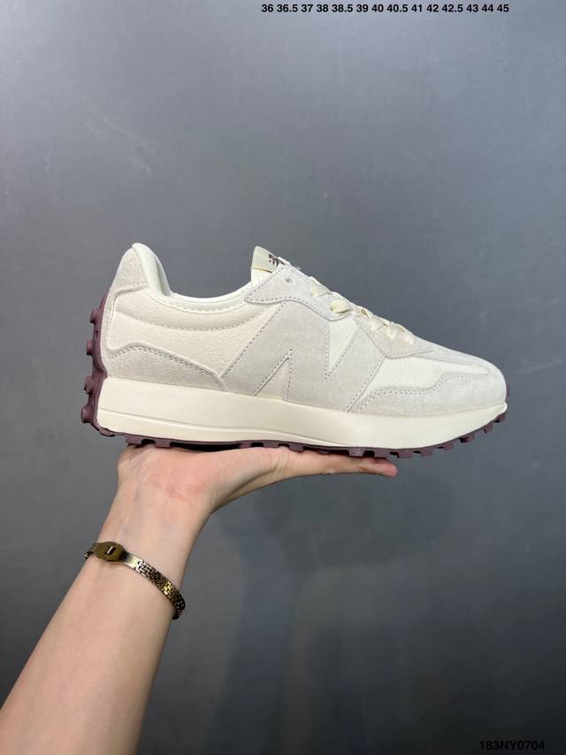 New Balance Nb327 Series Leather Retro Casual Sports Jogging Shoes Ws327Ra The