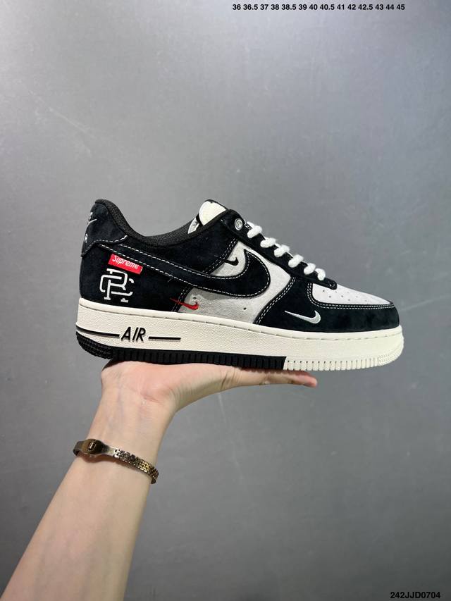 Special price Nike Air Force 1 '07 Low "Stussy joint gray and white English blue