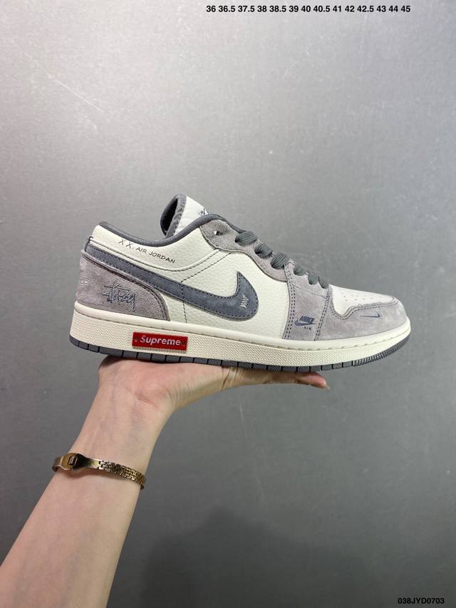 Company-level Air Jordan Aj1 Low series custom color matching Wg8850-012 Origin