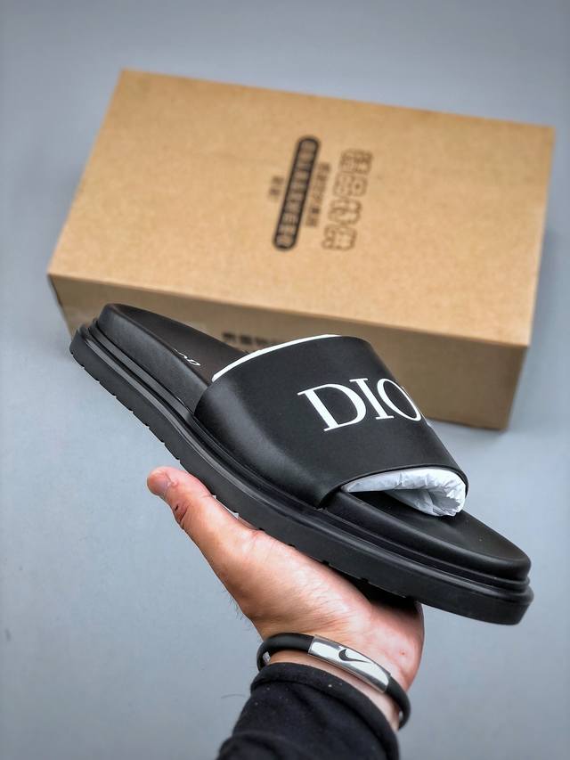 Dior's latest H-Town series Oblique thick-soled slippers Original purchase, deve