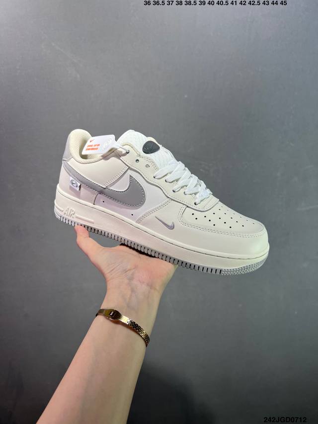 Nike Air Force 1 Low'07 Air Force One low-top casual sneakers customized leather