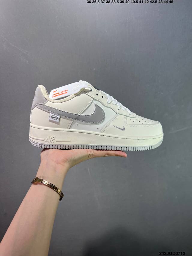 Nike Air Force 1 Low'07 Air Force One low-top casual sneakers customized leather