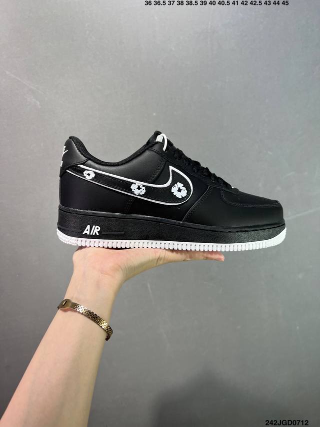 Nike Air Force 1 Low'07 Air Force One low-top casual sneakers customized leather