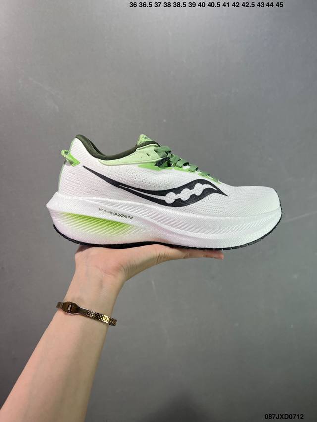 Company-level Saucony Triumph 21 Saucony Victory flagship cushioning jogging sho