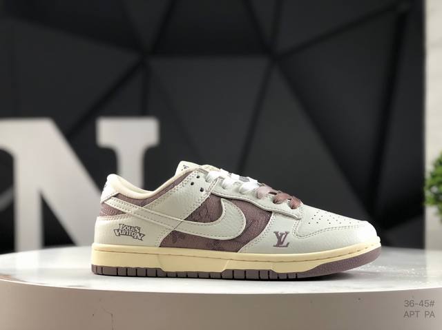 Nike SB Dunk Low x Louis Vuitton. Highly recommended. Made from genuine, top-gra